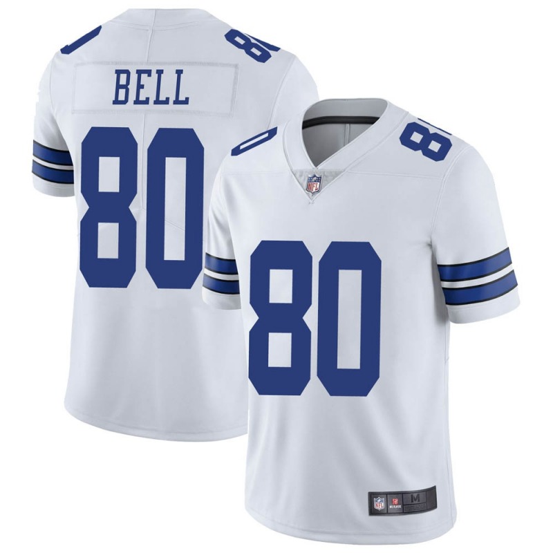 2020 Nike NFL Men Dallas Cowboys #80 Blake Bell White Limited Vapor Untouchable Jersey